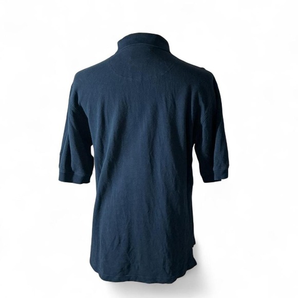 Pendleton Men's Navy Blue 100% Cotton Short Sleeve Polo Shirt Preppy - Picture 2 of 6